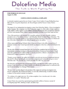 PRESS RELEASE